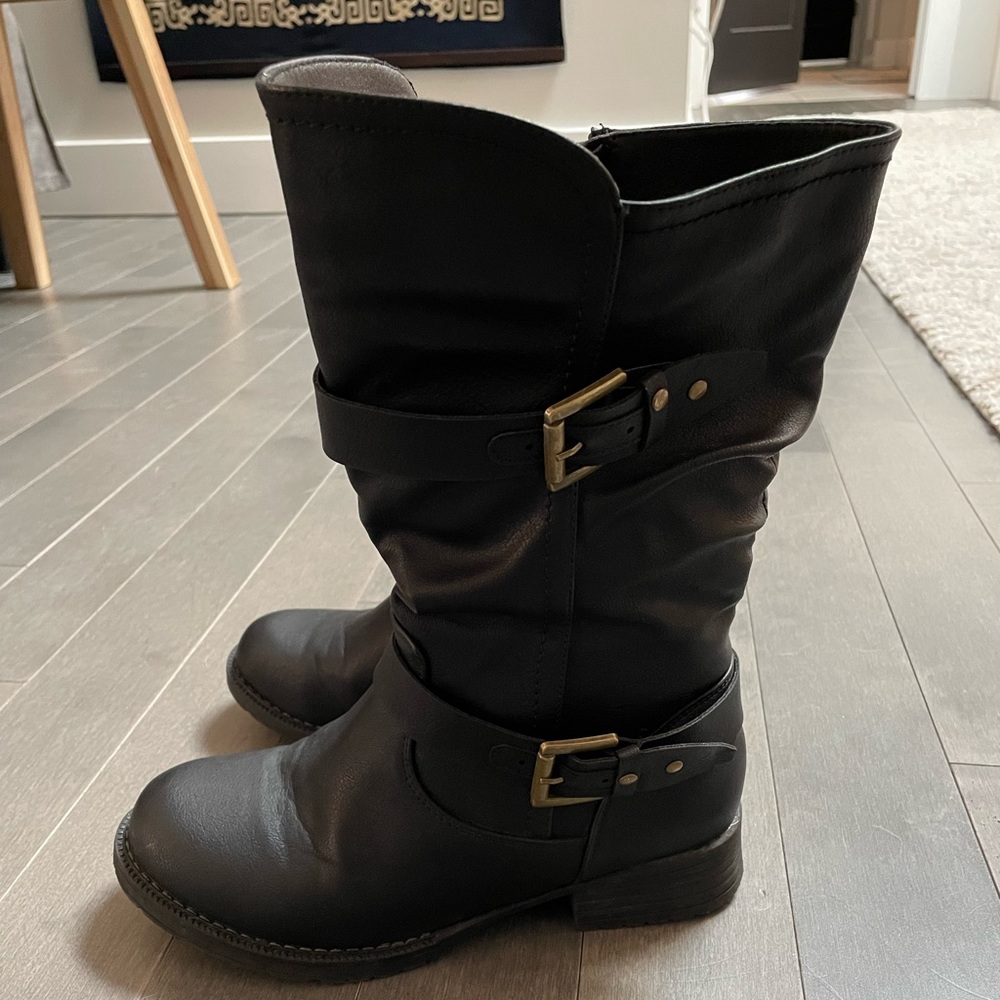 Women’s Lace Up Back Knee High Fashion Boots